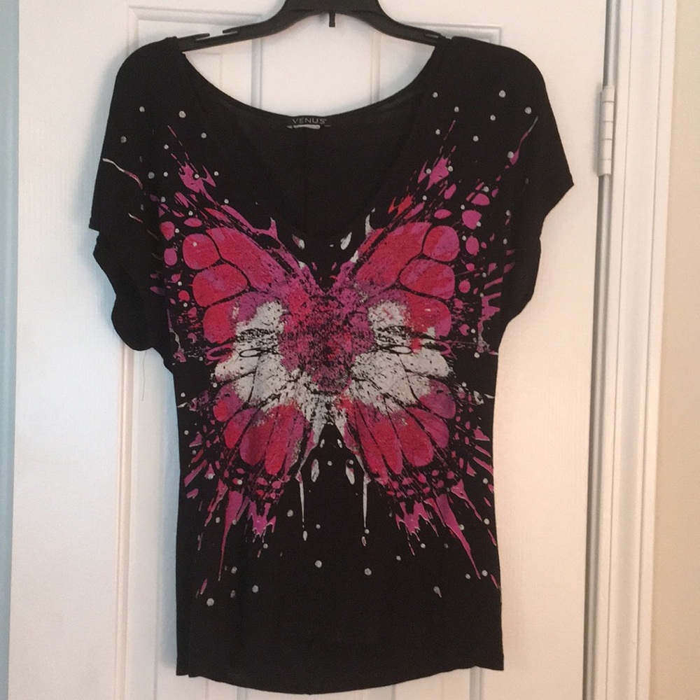 Venus Butterfly Detail Top